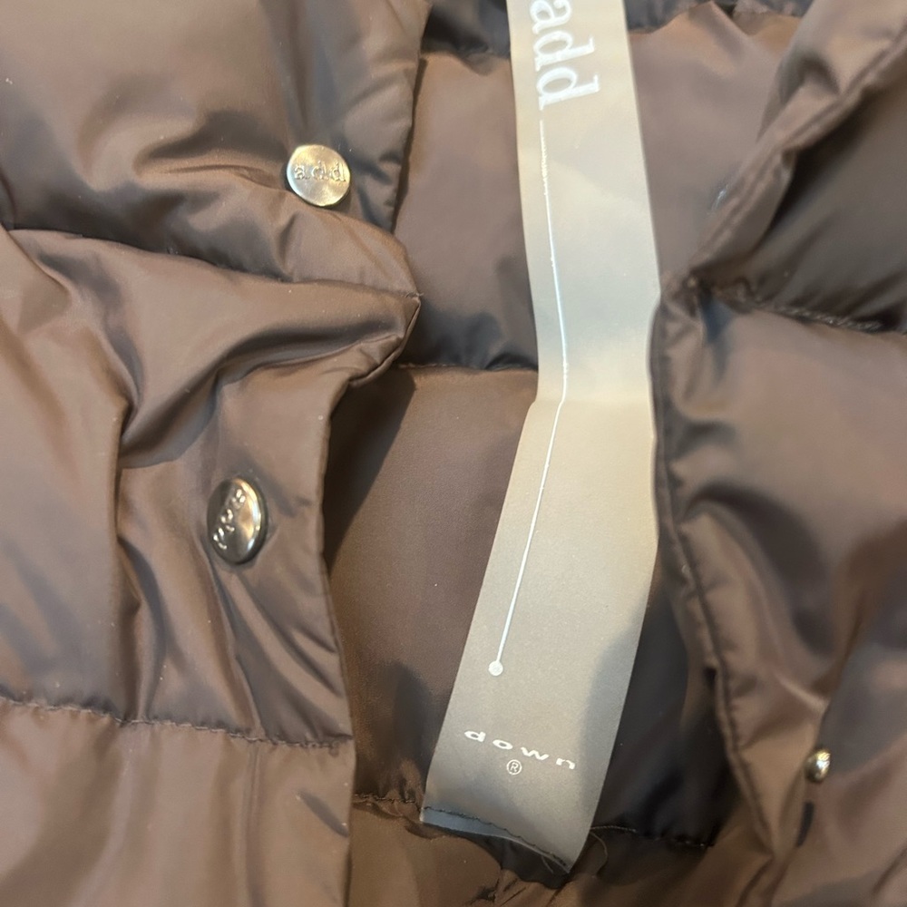 Add Down Dark Brown Puffer Jacket - image 2